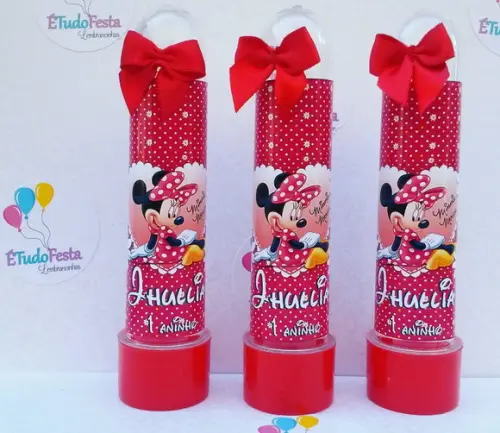 Kit Minnie Vermelha 40 Peças