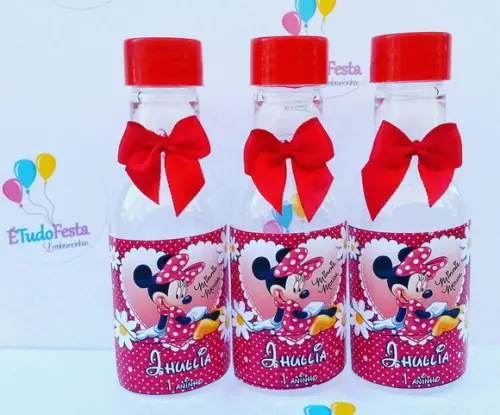 Kit Minnie Vermelha 40 Peças