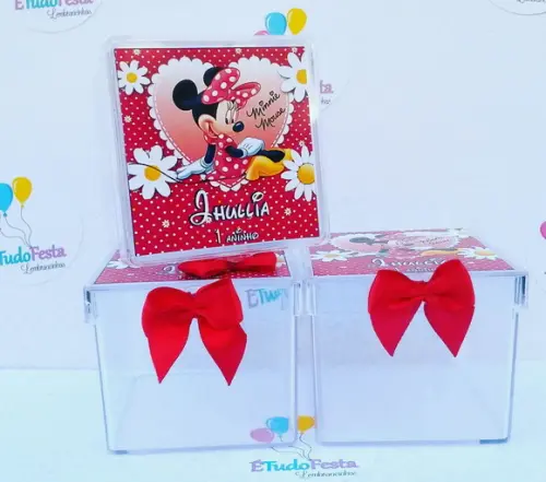 Kit Minnie Vermelho Personalizado 200 Peças