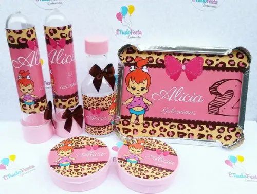 Kit Pedrita Personalizado 80 Peças