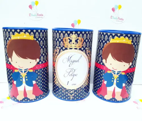 Kit Personalizado Príncipe - Realeza 30 Peças
