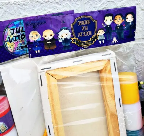 Kit Pintura em Tela - Wandinha