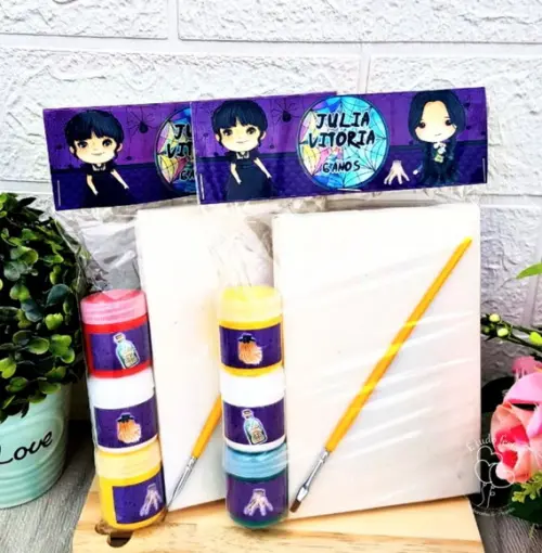 Kit Pintura em Tela - Wandinha