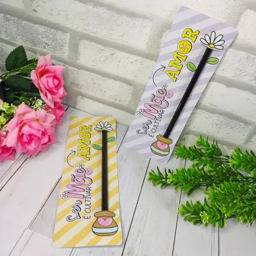Lápis na Tag Personalizado Dia das Mães