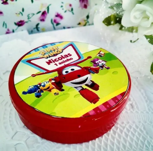 Latinha Personalizada Super Wings