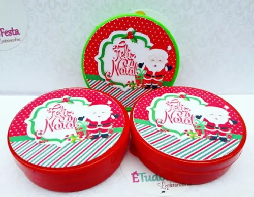 Lembrancinha de Natal - Latinha Personalizada