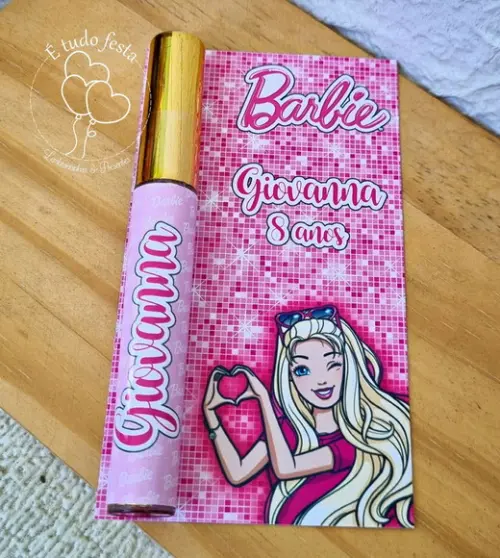 Lip Gloss Labial Barbie Personalizado