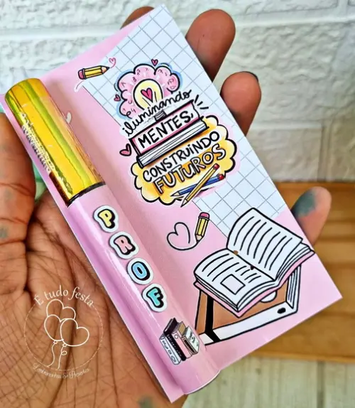 Lip Gloss Labial Personalizado Dia dos Professores
