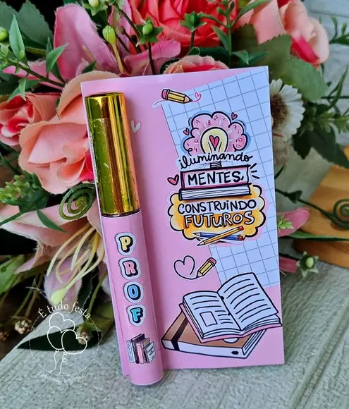 Lip Gloss Labial Personalizado Dia dos Professores