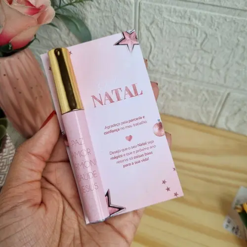 Lip Gloss Labial Personalizado Natal