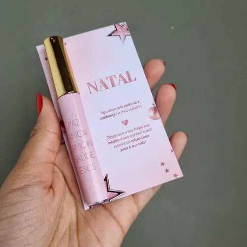 Lip Gloss Labial Personalizado Natal