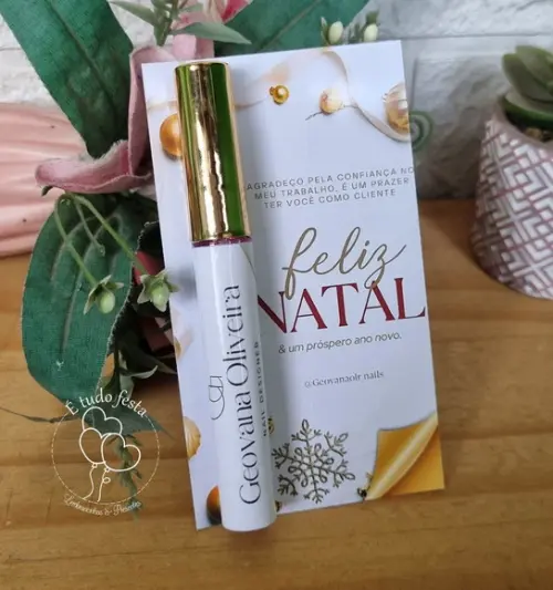 Lip Gloss Labial Personalizado Natal
