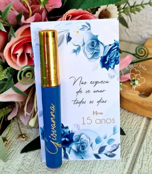 Lip Gloss Labial Personalizado para 15 Anos