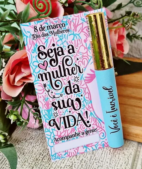 Lip Gloss Labial Personalizado para Empresas Dia da Mulher