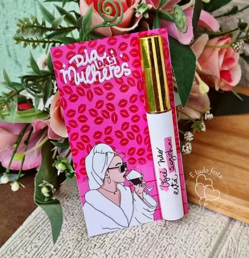 Lip Gloss Labial Personalizado para Empresas Dia da Mulher