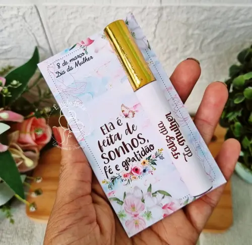 Lip Gloss Labial Personalizado para Empresas Dia da Mulher