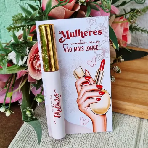Lip Gloss Labial Personalizado para Empresas Dia da Mulher
