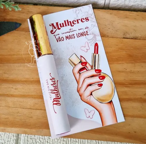 Lip Gloss Labial Personalizado para Empresas Dia da Mulher