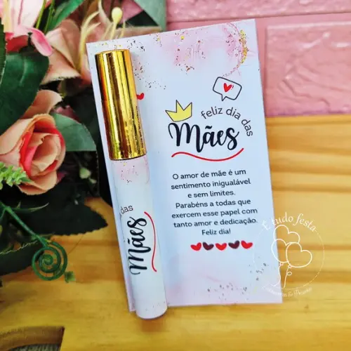 Lip Gloss Labial Personalizado para Empresas Dia das Mães