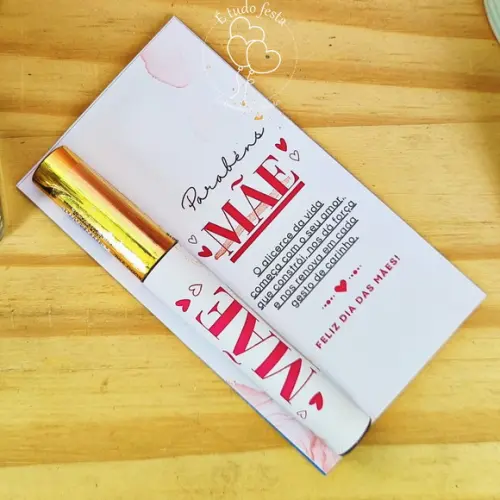 Lip Gloss Labial Personalizado para Empresas Dia das Mães