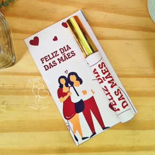 Lip Gloss Labial Personalizado para Empresas Dia das Mães