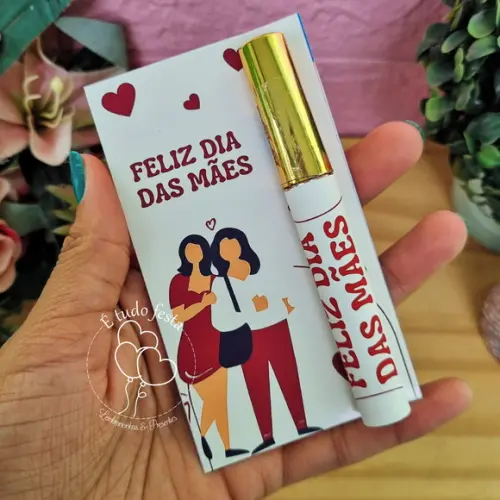 Lip Gloss Labial Personalizado para Empresas Dia das Mães