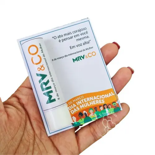 Manteiga de Cacau Personalizada para Empresas com Cartão