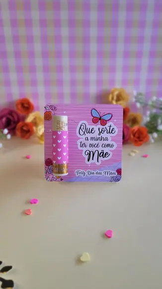 Manteiga de Cacau Personalizado para o Dia das Mães