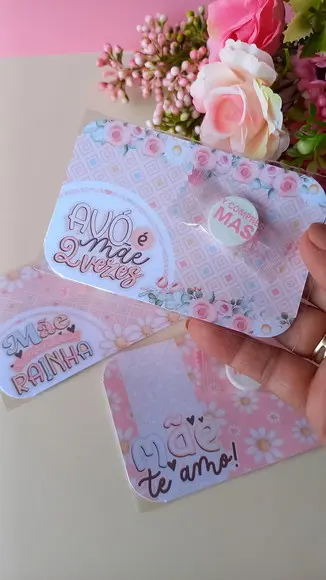 Máscara Facial Desidratada com Cartão - Dia das Mães