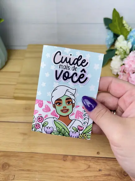 Máscara Skin Care + Card Dia das Mulheres
