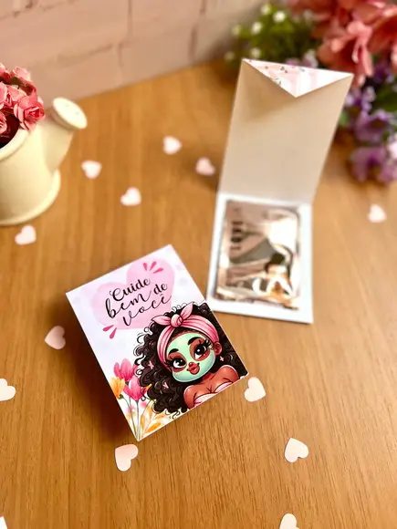 Máscara Skin Care + Card Dia das Mulheres