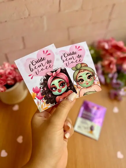 Máscara Skin Care + Card Dia das Mulheres