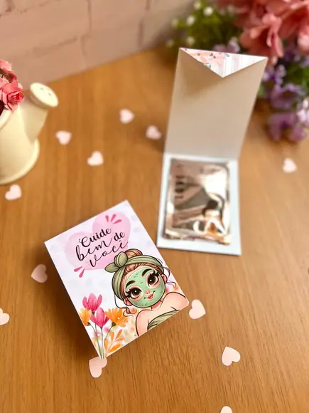 Máscara Skin Care + Card Dia das Mulheres