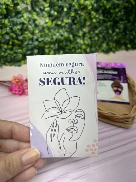 Máscara Skin Care + Card Dia das Mulheres