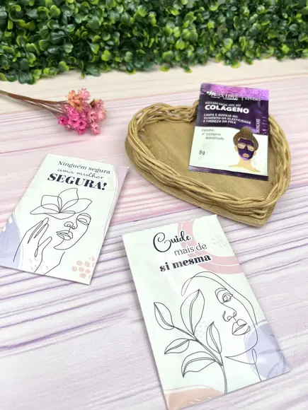 Máscara Skin Care + Card Dia das Mulheres