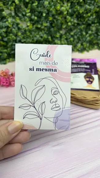 Máscara Skin Care + Card Dia das Mulheres