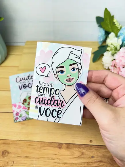 Máscara Skin Care + Card Dia das Mulheres