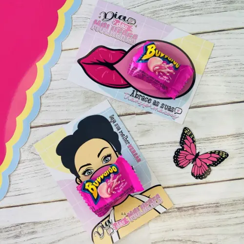 Mimo Card de Dia das Mulheres com Bubbaloo