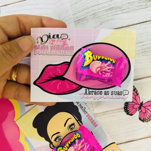 Mimo Card de Dia das Mulheres com Bubbaloo