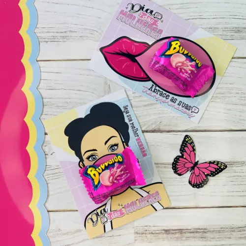 Mimo Card de Dia das Mulheres com Bubbaloo