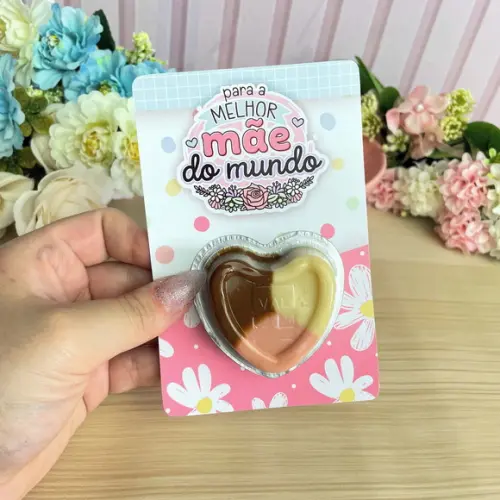 Mimo Chocolate Coração de Colher - Dia das Mães