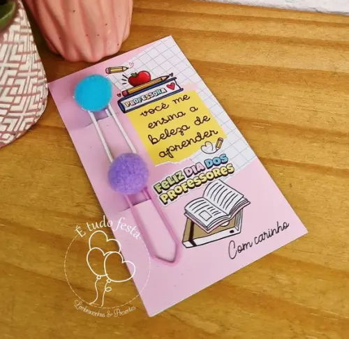 Mimo Clips para o Dia dos Professores com Cartão