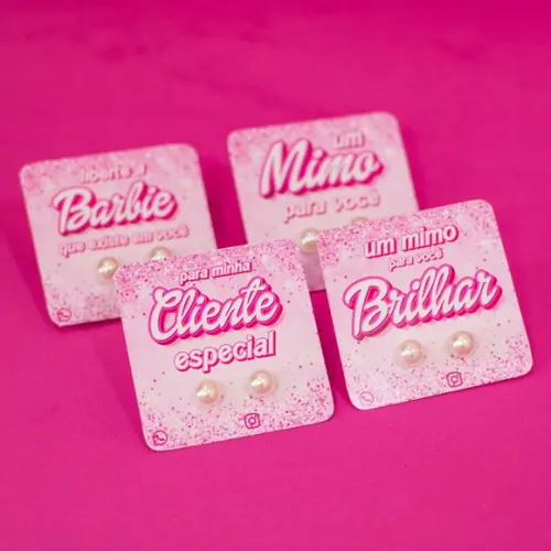 Mimo da Barbie Brinco + Tag Personalizada para Clientes