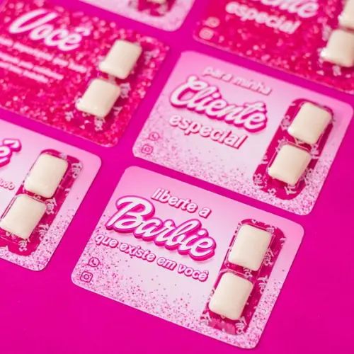 Mimo da Barbie Flicks + Tag Personalizada para Clientes