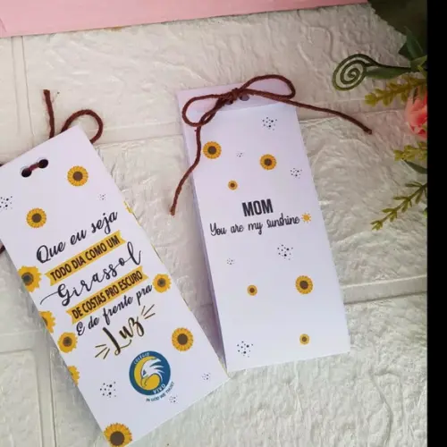 Mimo para Cliente Semente de Girassol com Cartão