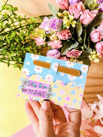 Mini Lixa de Unha Personalizado - Dia das Mães