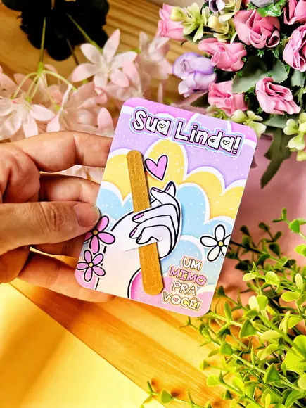 Mini Lixa de Unha Personalizado - Dia das Mulheres