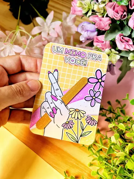 Mini Lixa de Unha Personalizado - Dia das Mulheres