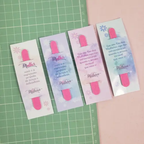 Mini Lixa de Unha Personalizado - Dia das Mulheres