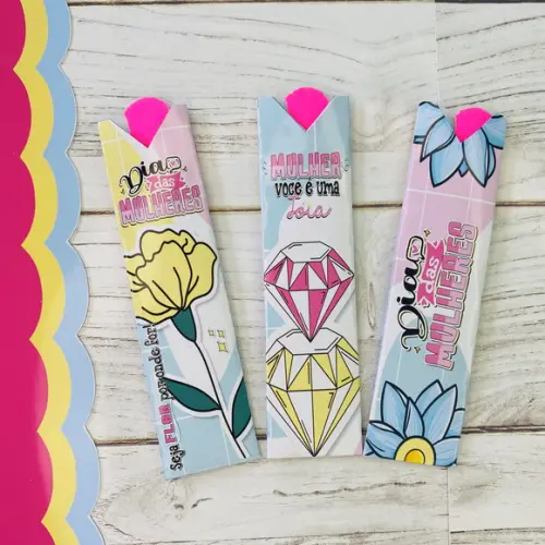 Mini Lixa de Unha Personalizado - Dia das Mulheres